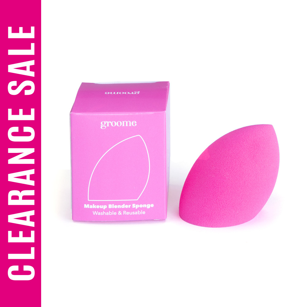 Groome Makeup Blender Sponge - Pink (Expiry: April-2026)