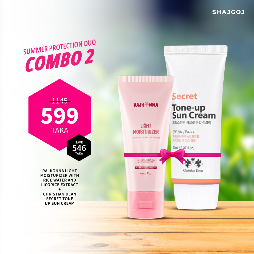 Summer Protection Duo 02 (Rajkonna Moisturizer + Christian Dean Sun Cream)