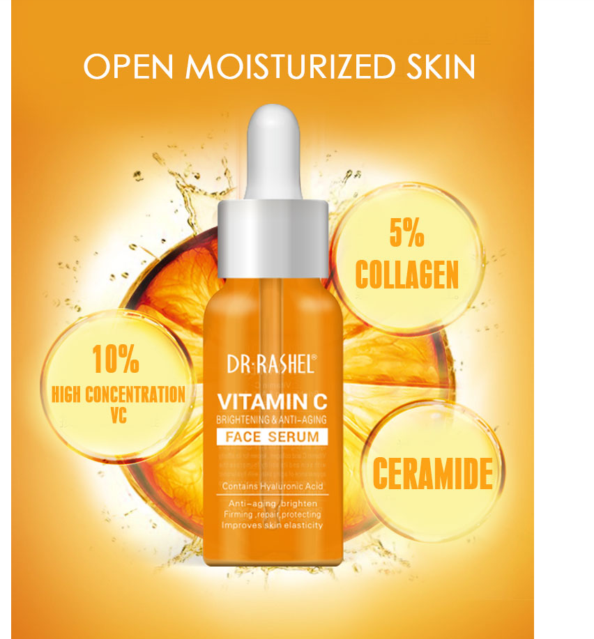 Dr.Rashel Vitamin C Face Serum For Brightening and Anti-Aging - 50ml